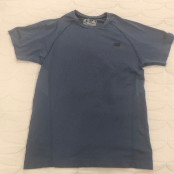 New Balance Light Blue Performance Tee - Picture 1 of 6